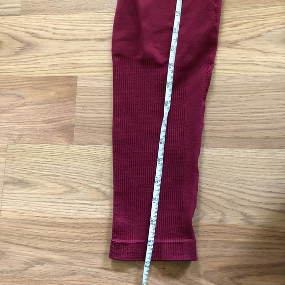 Roxy maroon- proud of being workout leggings - Picture 8 of 9